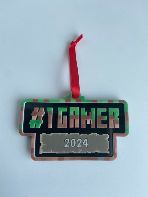 #1 Gamer Ornament