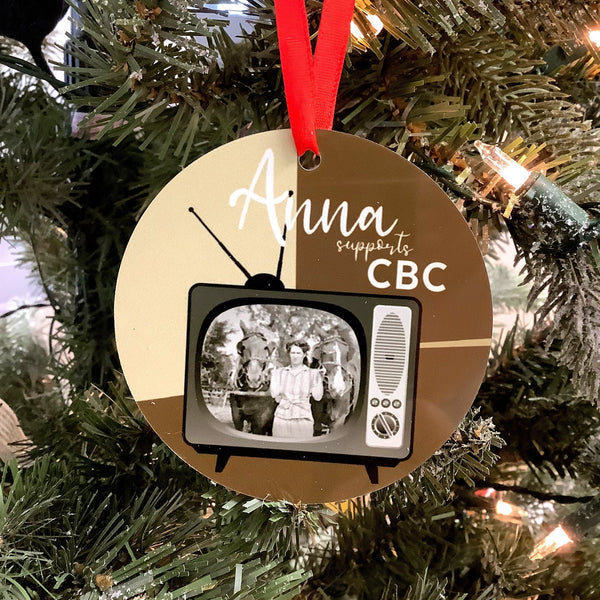 Personalized Aluminum Ornament Double Sided - CBC (1940-1958)