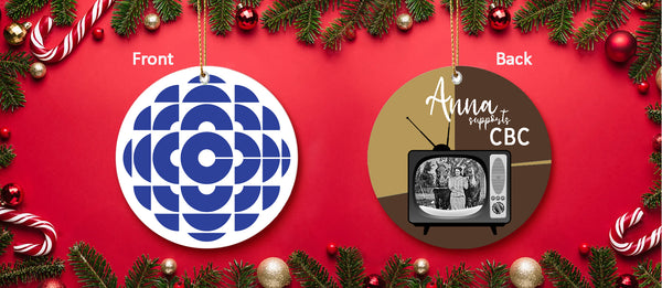 Personalized Aluminum Ornament Double Sided - CBC (1986-1992)