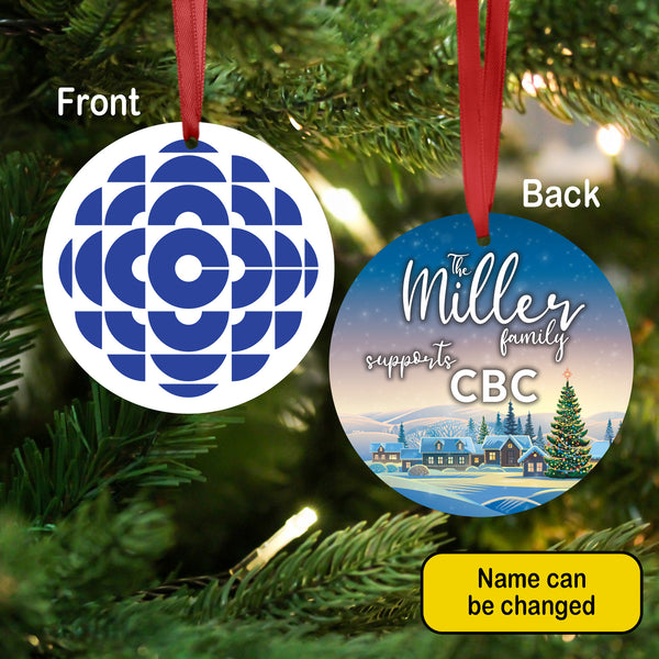 Personalized Aluminum Ornament Double Sided - CBC (1986-1992)